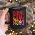 Baseball Mom Game Day Trendy Pink Leopard Mama Graphic Print Coffee Mug