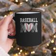 Baseball Mom Heart Sports Mom Graphic Print Coffee Mug