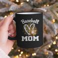 Baseball Mom Leopard Heart Matching Family Graphic Print Coffee Mug