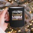 Baseball Mom Leopard Print Loud And Proud With Ball & Bat Graphic Print Coffee Mug