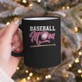 Baseball Mom Pink Ribbon Breast Cancer Awareness Fighters Graphic Print Coffee Mug Baseball Mom Pink Ribbon Breast Cancer Awareness Fighters Graphic Print Coffee Mug