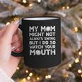 Baseball Mom Swing Watch Mouth Baseball Boy Graphic Print Coffee Mug Baseball Mom Swing Watch Mouth Baseball Boy Graphic Print Coffee Mug