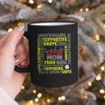 Baseball Mom Traits For Great Mothers Grey And Yellow Graphic Print Coffee Mug Baseball Mom Traits For Great Mothers Grey And Yellow Graphic Print Coffee Mug