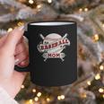 Baseball Mom Vintage Retro Game Day Son Supporter Fan Graphic Print Coffee Mug