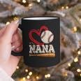 Baseball Nana Baseball Heart Family Matching Graphic Print Coffee Mug