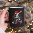 Baseball Skeleton Halloween Playing Graphic Print Coffee Mug Baseball Skeleton Halloween Playing Graphic Print Coffee Mug