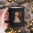 Baseball Snowman Merry Christmas Holiday Sports Xmas Pajamas Graphic Print Coffee Mug