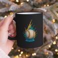 Baseball Splash Team Player For Kids Men Women Graphic Print Coffee Mug