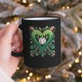 Baseball St Patricks Day Boys Girls Men Women Shamrock Green Graphic Print Coffee Mug