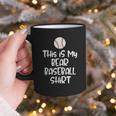 Bear Baseball Shirt For Players Fans And Moms Graphic Print Coffee Mug