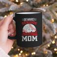 Beware Serious Baseball Mom Game Cheerleading Family Graphic Print Coffee Mug