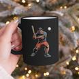 Bigfoot Playing Baseball Boys Kids Men Baseball Player Graphic Print Coffee Mug