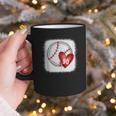 Bleached Custom Baseball Mom Number 90 Heart For Mom Graphic Print Coffee Mug Bleached Custom Baseball Mom Number 90 Heart For Mom Graphic Print Coffee Mug