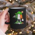 Boys St Patricks Day Kids Baseball Player Ice Cream Drip Graphic Print Coffee Mug
