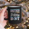 Brother Of The Birthday Boy Baseball Ice Cream Drip Matching Graphic Print Coffee Mug