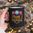 Bruh It's My Birthday Ice Cream Drip Baseball Birthday Graphic Print Coffee Mug