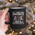 Christmas Baseball Bats Catcher Mitts Holiday Tee Graphic Print Coffee Mug