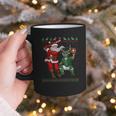 Christmas Santa Baseball Ugly Sweater Graphic Print Coffee Mug