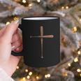Cross Baseball Bats Christian Faith Sports Coach Pitcher Graphic Print Coffee Mug