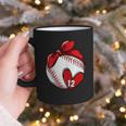 Custom Baseball Mom Number 12 Heart For Mom Mommy Graphic Print Coffee Mug Custom Baseball Mom Number 12 Heart For Mom Mommy Graphic Print Coffee Mug