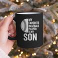 Cute Favorite Baseball Player Is My Son Women Men Graphic Print Coffee Mug Cute Favorite Baseball Player Is My Son Women Men Graphic Print Coffee Mug
