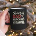 Dad Baseball Dad Teaching Lessons One Swing At A Time Graphic Print Coffee Mug Dad Baseball Dad Teaching Lessons One Swing At A Time Graphic Print Coffee Mug