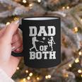 Dad Of Both Gymnastics Baseball Dad Graphic Print Coffee Mug