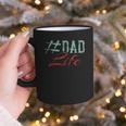 Dad Life Softball Baseball Daddy Sports Father’s Day Graphic Print Coffee Mug