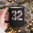 Distressed Baseball Number 32 Jersey Uniform Player Fan Graphic Print Coffee Mug Distressed Baseball Number 32 Jersey Uniform Player Fan Graphic Print Coffee Mug