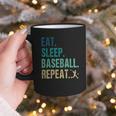 Eat Sleep Baseball Repeat Baseball Player Baseball Graphic Print Coffee Mug Eat Sleep Baseball Repeat Baseball Player Baseball Graphic Print Coffee Mug
