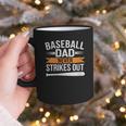Father Fathers Day Baseball Lovers Baseball Dad Homerun Graphic Print Coffee Mug