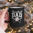 Fathers Cute Vintage Baseball Dad Sport Lovers Batter Player Graphic Print Coffee Mug