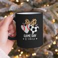 Game Day Vibes Soccer Baseball Mom Heart Graphic Print Coffee Mug