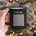 I Hit 100 Days Of School Baseball Lover Teacher Student Graphic Print Coffee Mug I Hit 100 Days Of School Baseball Lover Teacher Student Graphic Print Coffee Mug