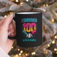 HUGvyn I Survived 100 Days Baseball Teacher Ice Cream Drip Graphic Print Coffee Mug HUGvyn I Survived 100 Days Baseball Teacher Ice Cream Drip Graphic Print Coffee Mug