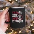 ITS In My DNA Baseball Sport Player Saying Baseball Fan Graphic Print Coffee Mug