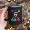 Kids Baseball Drip Bruh It's My 6th Birthday Boy Ice Cream Drip Graphic Print Coffee Mug Kids Baseball Drip Bruh It's My 6th Birthday Boy Ice Cream Drip Graphic Print Coffee Mug
