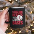 Kids Stealing Hearts Like I Steal Bases Cute Baseball Boys Graphic Print Coffee Mug Kids Stealing Hearts Like I Steal Bases Cute Baseball Boys Graphic Print Coffee Mug