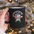 Knock It Outa The Park Baseball Goat Home Run Graphic Print Coffee Mug