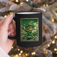 Leprechaun Playing Baseball Japanese Art St Patricks Day Graphic Print Coffee Mug