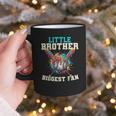 Little Brother Biggest Fan Baseball Cream Drip Crossed Bats Graphic Print Coffee Mug Little Brother Biggest Fan Baseball Cream Drip Crossed Bats Graphic Print Coffee Mug