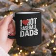 I Love Hot Baseball Dads Gag Y2k Valentines Joke Graphic Print Coffee Mug