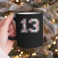 Lucky Number 13 Baseball Mom Baseball Number 13 Lucky 13 Graphic Print Coffee Mug Lucky Number 13 Baseball Mom Baseball Number 13 Lucky 13 Graphic Print Coffee Mug