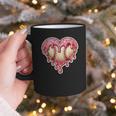 Melting Baseball Drip Heart Softball Player Lover Ice Cream Graphic Print Coffee Mug