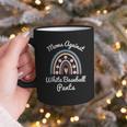 Moms Against Baseball Pants Baseball Mom Rainbow Graphic Print Coffee Mug