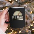 Number One Baseball Dad Fathers Day Baseball Player Dad Papa Graphic Print Coffee Mug