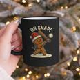 Oh Snap Gingerbreadman Baseball Christmas Men Boys Toddlers Graphic Print Coffee Mug