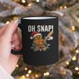 Oh Snap Gingerbreadman Christmas Baseball Humor Graphic Print Coffee Mug Oh Snap Gingerbreadman Christmas Baseball Humor Graphic Print Coffee Mug