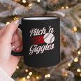 Pitch 'n Giggles Baseball Player Women Baseball Mom Graphic Print Coffee Mug Pitch 'n Giggles Baseball Player Women Baseball Mom Graphic Print Coffee Mug