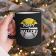 Poppy Of Ballers Softball Baseball Dad Graphic Print Coffee Mug Poppy Of Ballers Softball Baseball Dad Graphic Print Coffee Mug